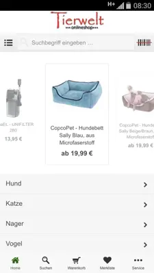 Tierwelt Shop android App screenshot 2