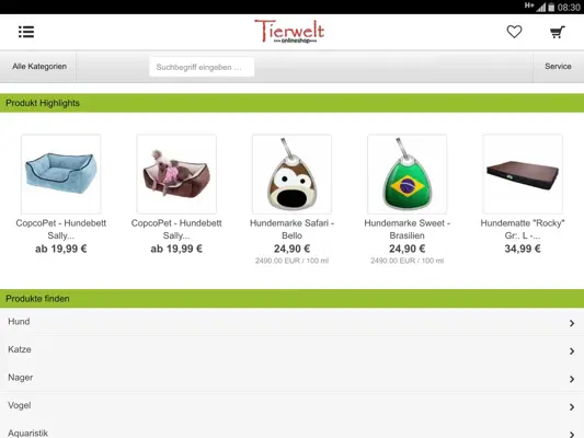 Tierwelt Shop android App screenshot 6